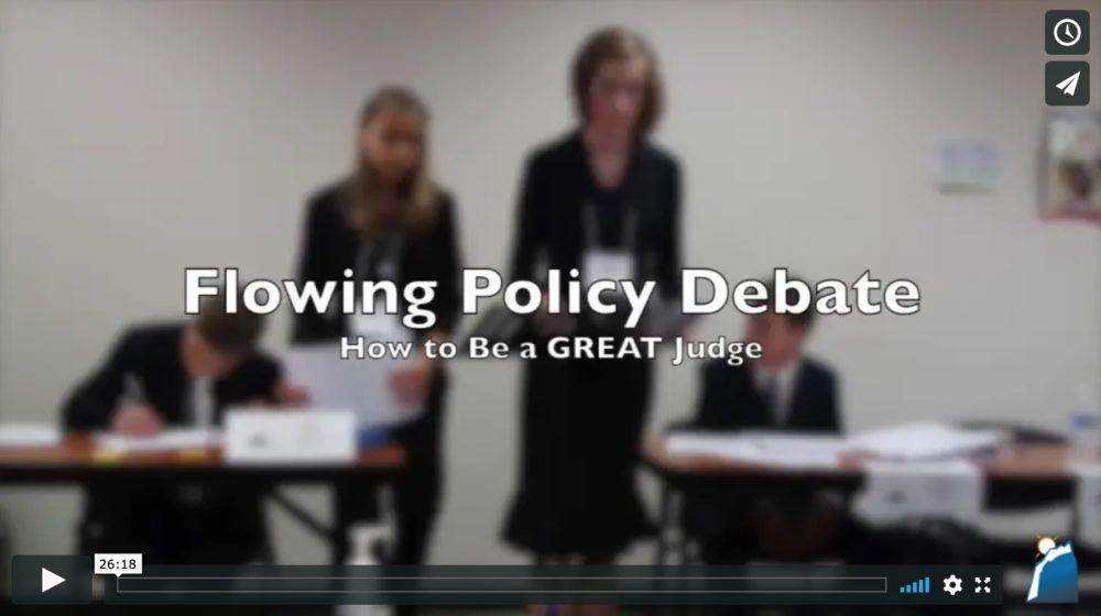 Flowing Policy Debate