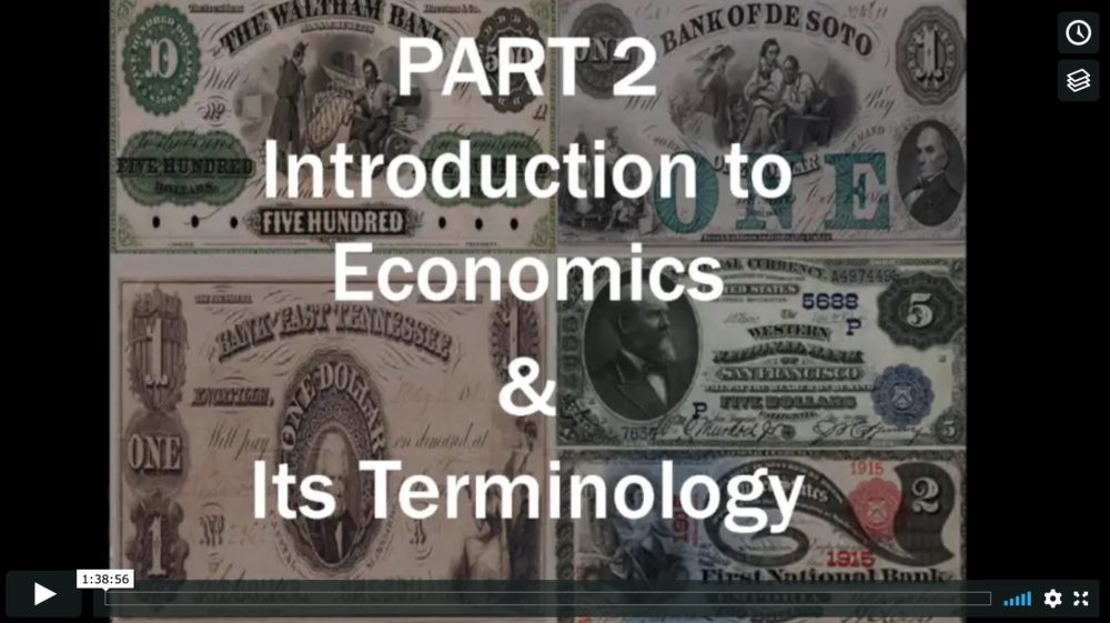 Monetary Policy: Part 2 “Economics”
